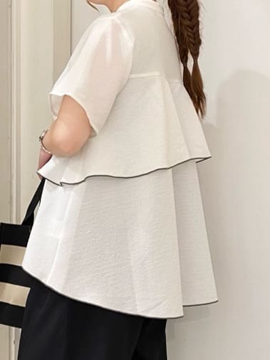 なるみんさんの「grove｜◆ジャカードスクエアネックタンク」を使ったコーディネート