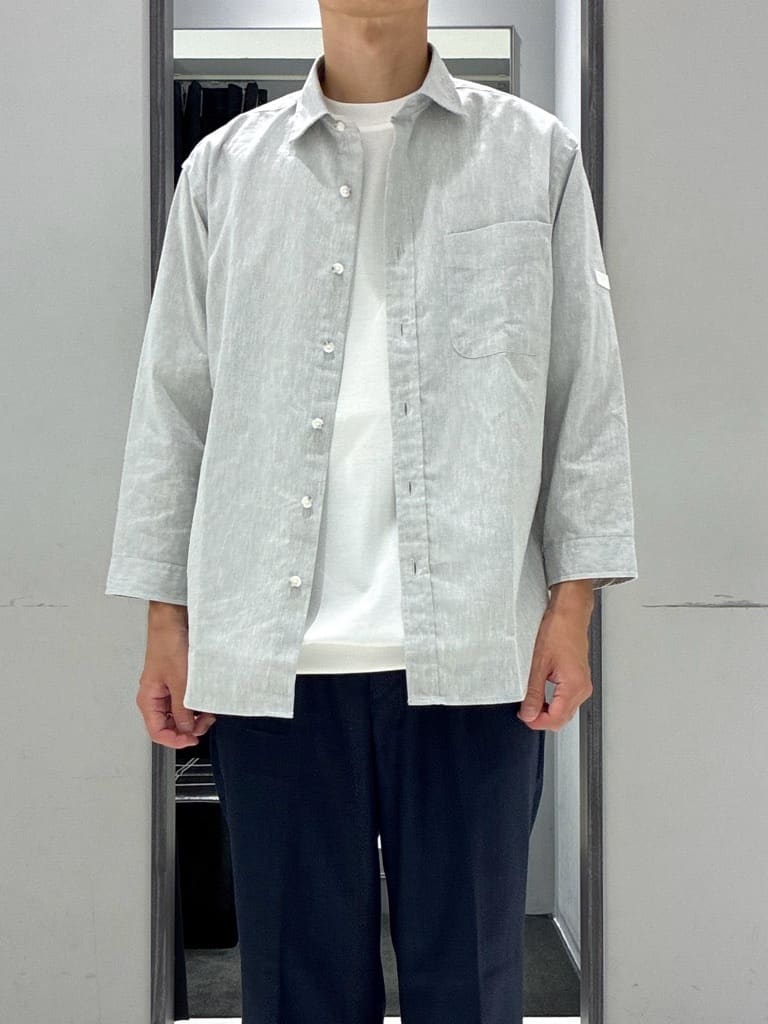 わいずみさんの「TAKEO KIKUCHI｜【抗菌防臭／5サイズ展開】ハイゲージポンチ Tシャツ」を使ったコーディネート