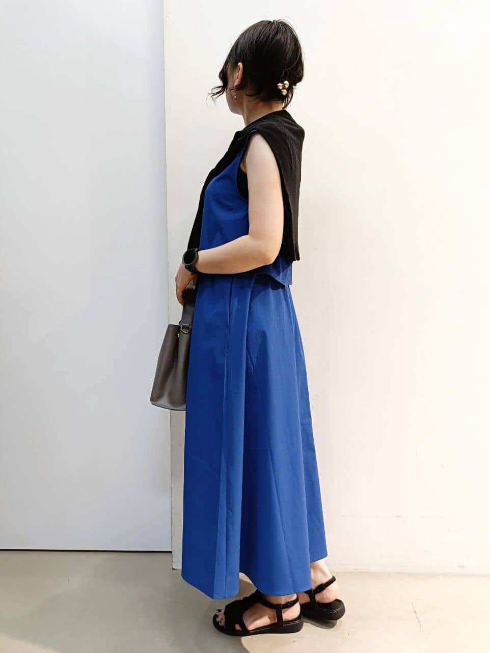 あんさんの「THE SHOP TK｜ドッキングワンピース【接触冷感/撥水/UVカット/洗濯機OK】」を使ったコーディネート