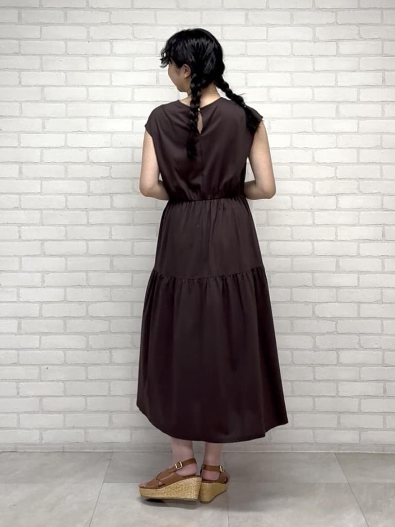 YUKAさんの「UNTITLED｜【ティアード/洗える】コットンロングワンピース」を使ったコーディネート
