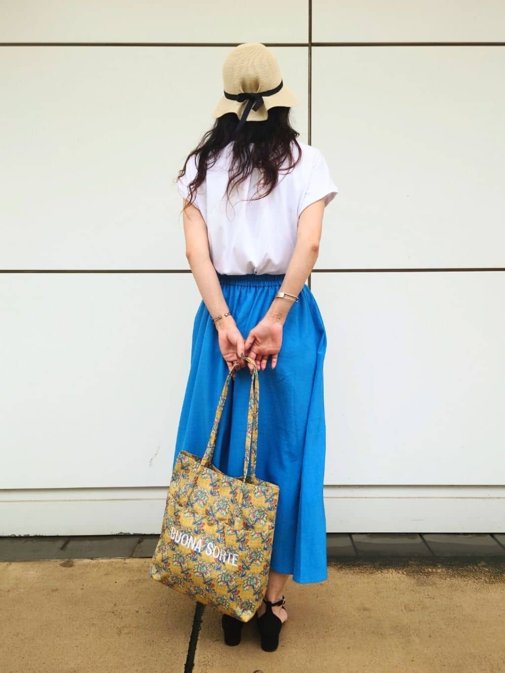 maimai*さんの「SHOO･LA･RUE｜【高レビュー/着丈選べる】華やかさをプラスする アソートロングスカート」を使ったコーディネート