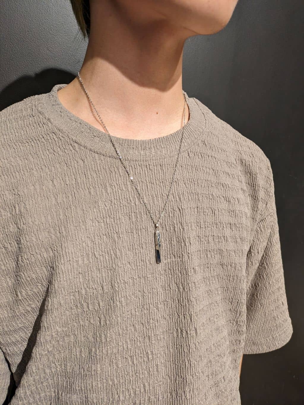Astさんの「THE SHOP TK｜楊柳ボーダー半袖Tシャツ【洗濯機OK】」を使ったコーディネート