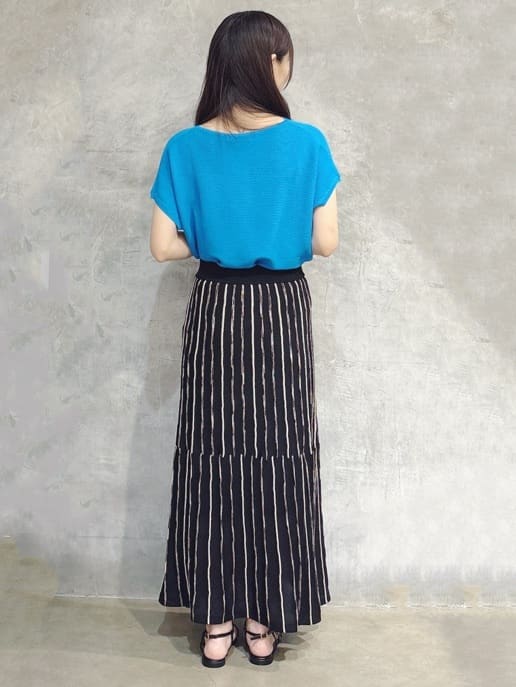 misaさんの「THE SHOP TK｜【6色展開】さらさらフレンチニット【毛玉になりにくい/洗濯機OK】」を使ったコーディネート