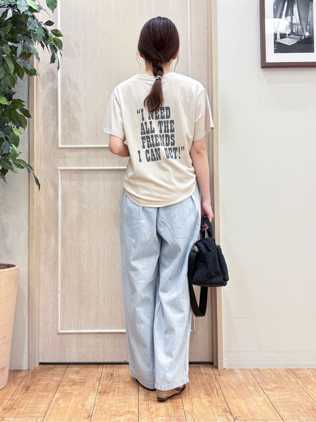 なみさんの「SHOO･LA･RUE｜【PEANUTS】ひんやりTシャツ」を使ったコーディネート
