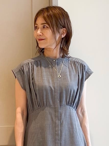 yamakoさんの「grove｜ラウンドメタルバングル」を使ったコーディネート