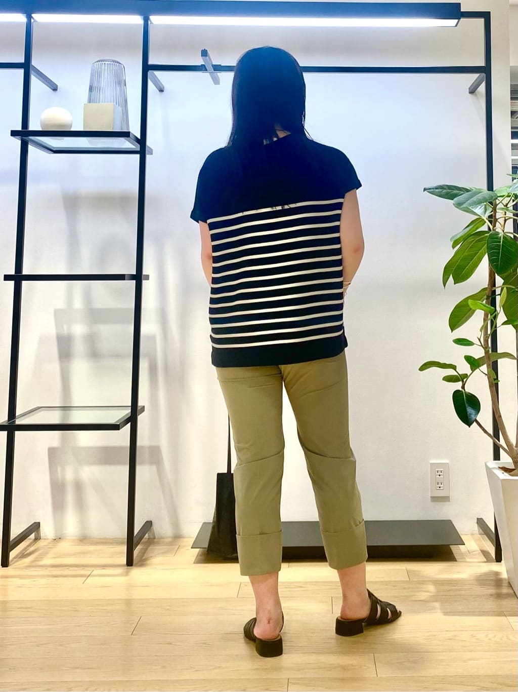 misakiさんの「INDIVI｜バイカラーショートネックレス」を使ったコーディネート