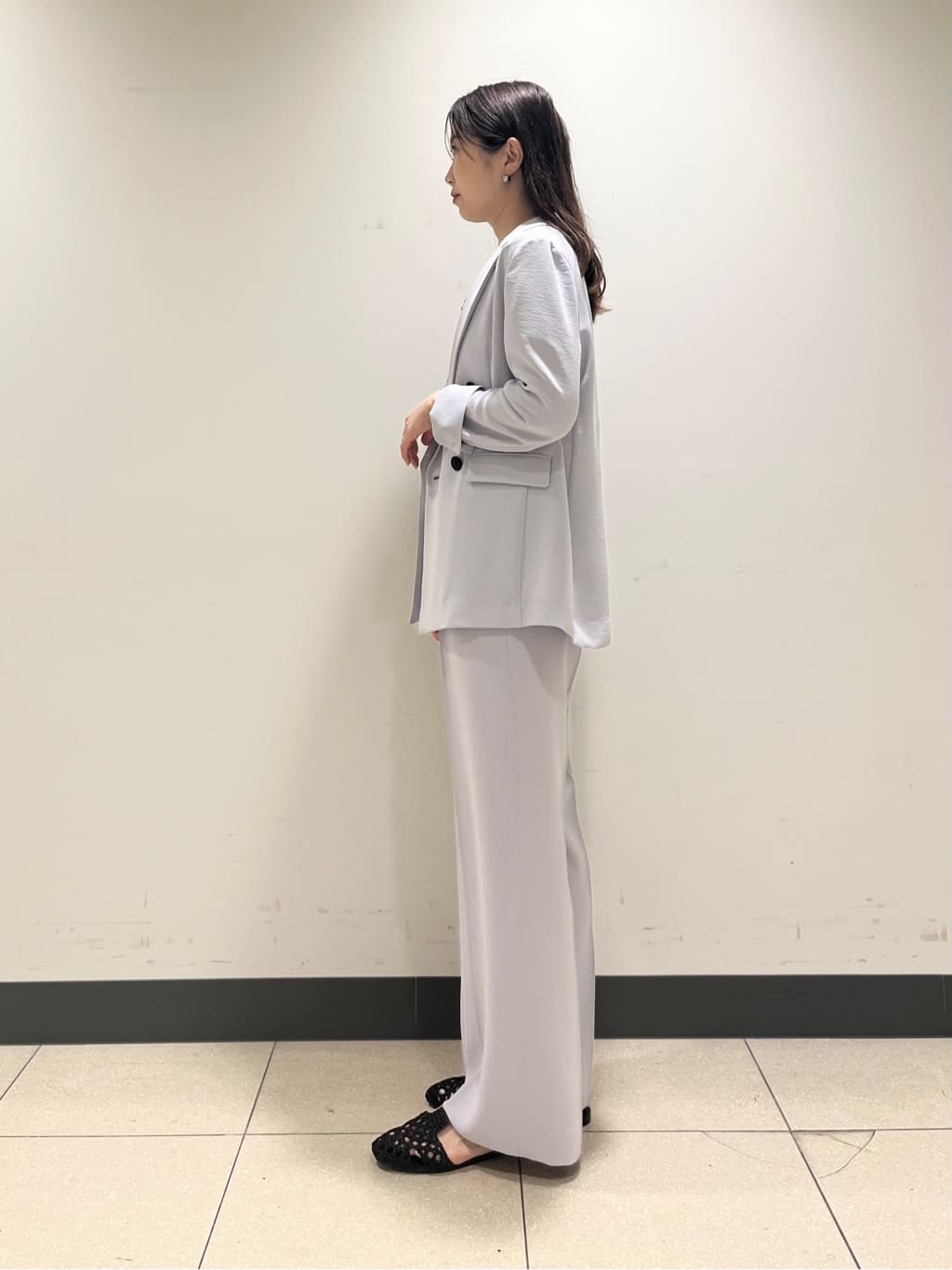 shokoさんの「INDIVI｜【着る日傘／遮熱／UVケア】ダブルジャケット」を使ったコーディネート