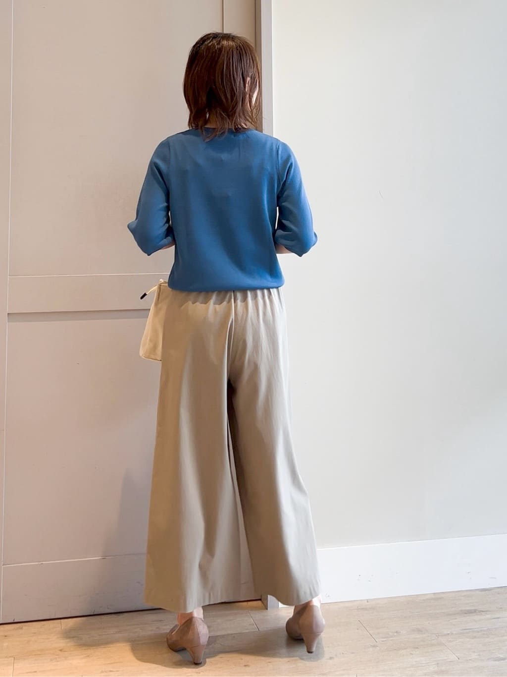 yamakoさんの「grove｜ひんやり多機能・やわらかドライタッチ五分袖プルオーバー」を使ったコーディネート