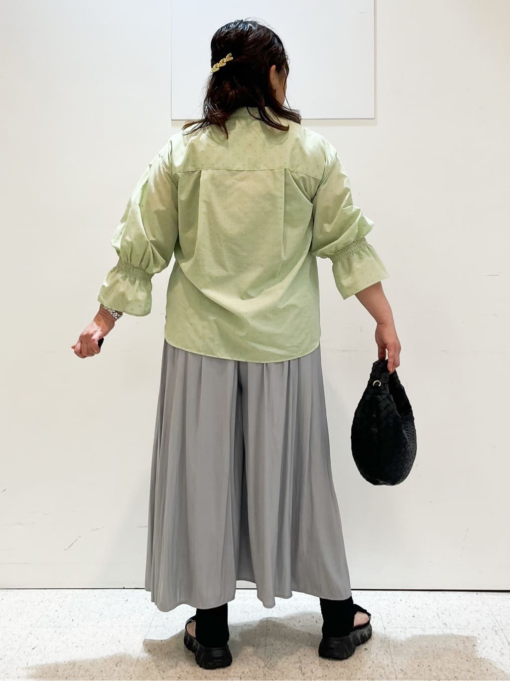 kimmyさんの「Reflect｜【ウエストゴム仕様／長く着られる◎】スカーチョパンツ」を使ったコーディネート