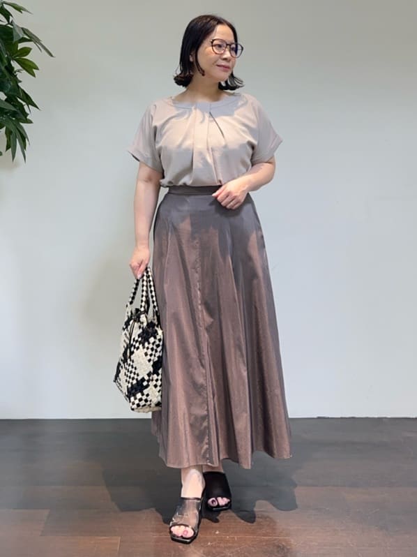 Asamiさんの「UNTITLED｜マーブルドロップネックレス」を使ったコーディネート