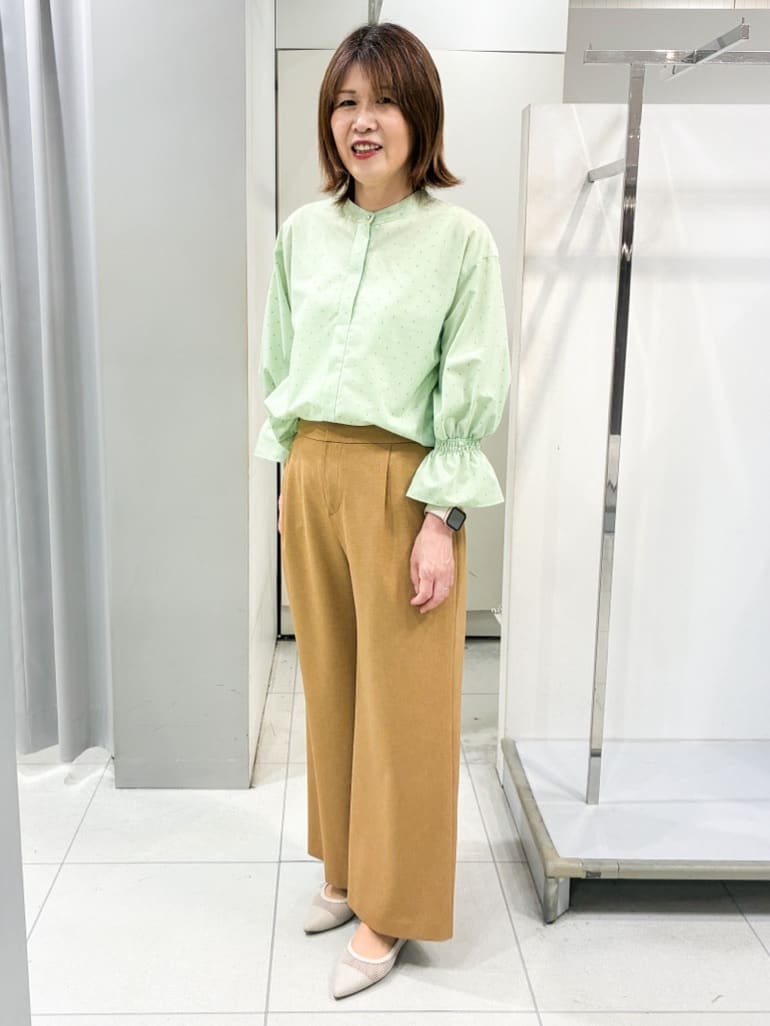 たみちゃんさんの「Reflect｜◆【洗える】キャンディースリーブブラウス」を使ったコーディネート