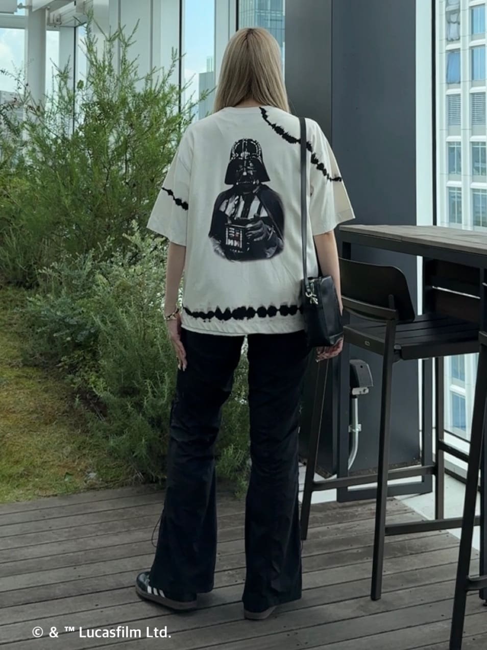 mさんの「tk.TAKEO KIKUCHI｜【STAR WARS】Capsule Collection タイダイTシャツ」を使ったコーディネート