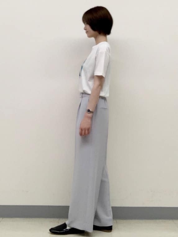 hikaruさんの「INDIVI｜【着る日傘／遮熱／UVケア】ワイドパンツ」を使ったコーディネート