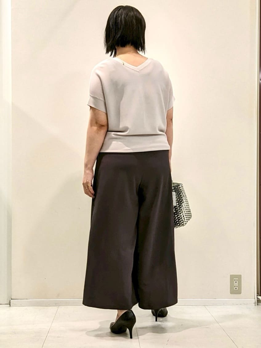 YUMIKOさんの「UNTITLED｜メタリックメッシュトート」を使ったコーディネート