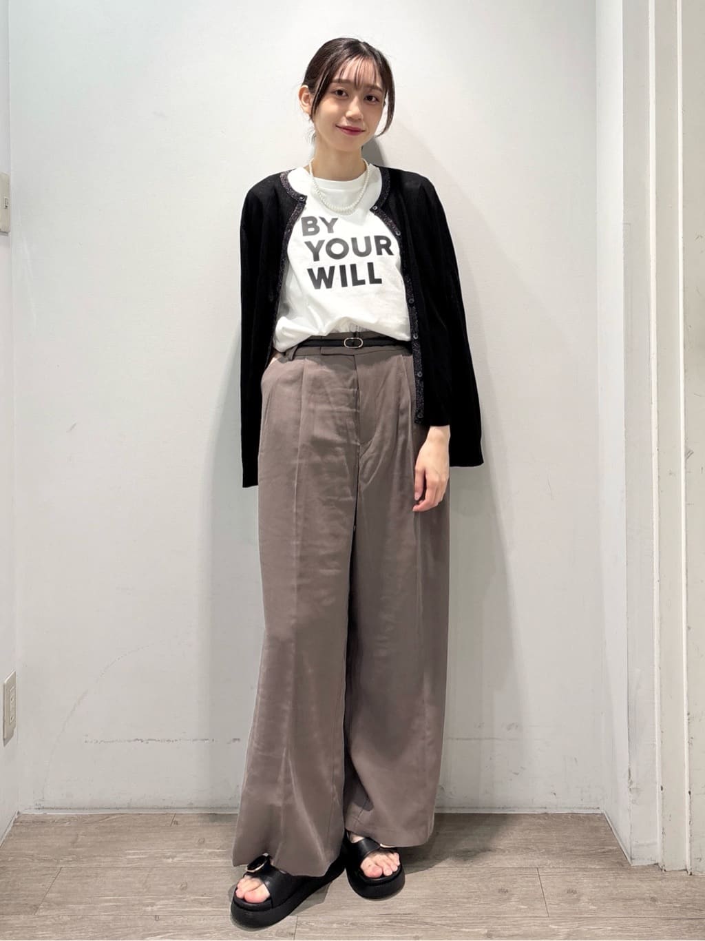 ぶまりんさんの「OPAQUE.CLIP｜ノンホール細ベルト」を使ったコーディネート