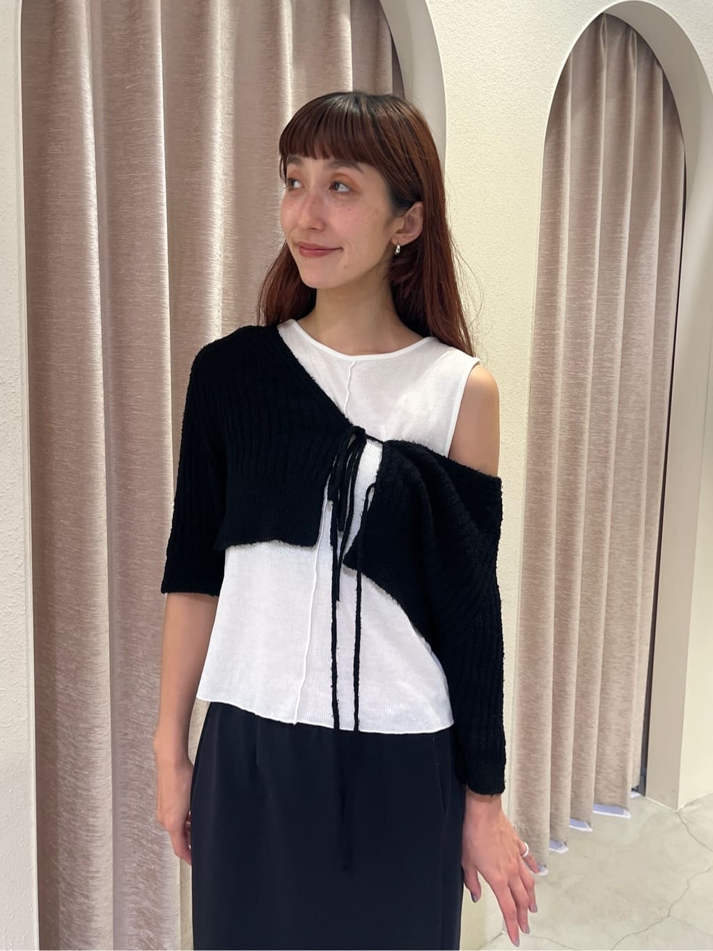 Rielさんの「CODE A｜slit jersey skirt」を使ったコーディネート