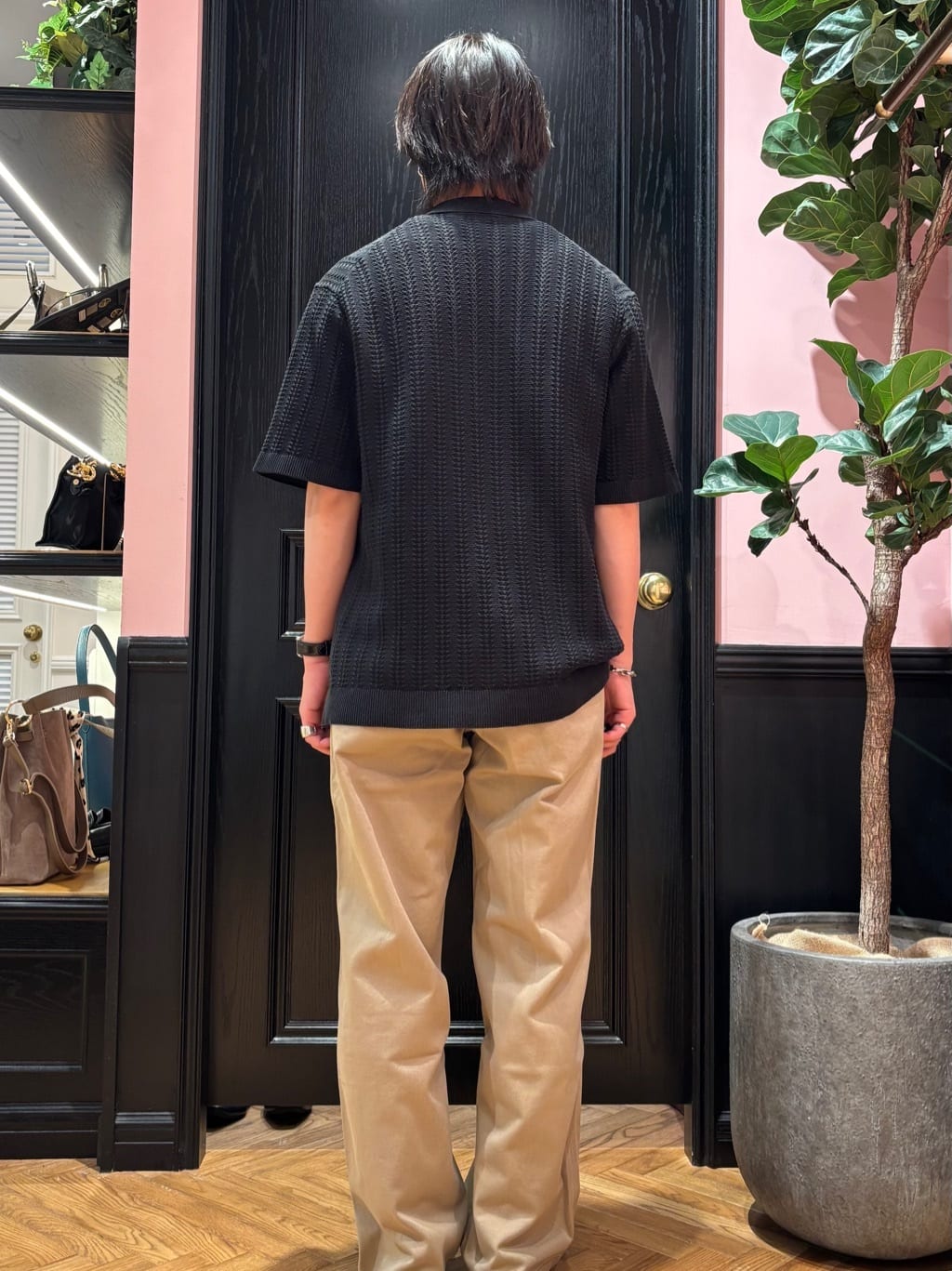 kaminaga さんの「DRESSTERIOR｜オーガニックコットン キューバニットシャツ」を使ったコーディネート
