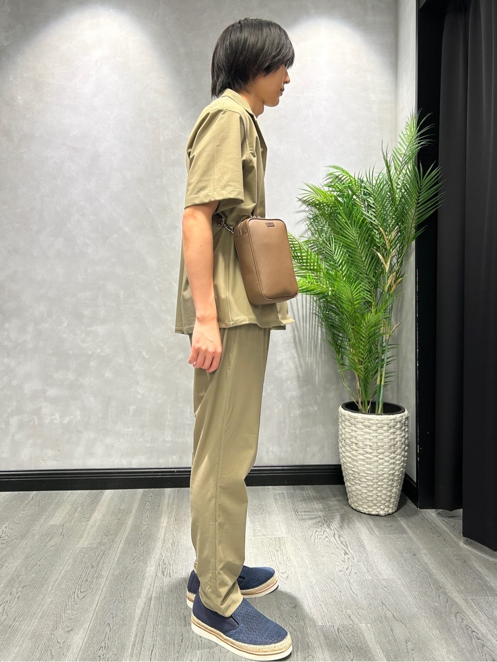 ruiさんの「TAKEO KIKUCHI｜【COOL CITY WEAR】エアートール オープンカラーシャツ /接触冷感・通気性」を使ったコーディネート