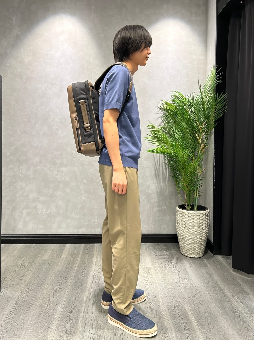 ruiさんの「TAKEO KIKUCHI｜【COOL CITY WEAR】エアートール パンツ /接触冷感・通気性」を使ったコーディネート