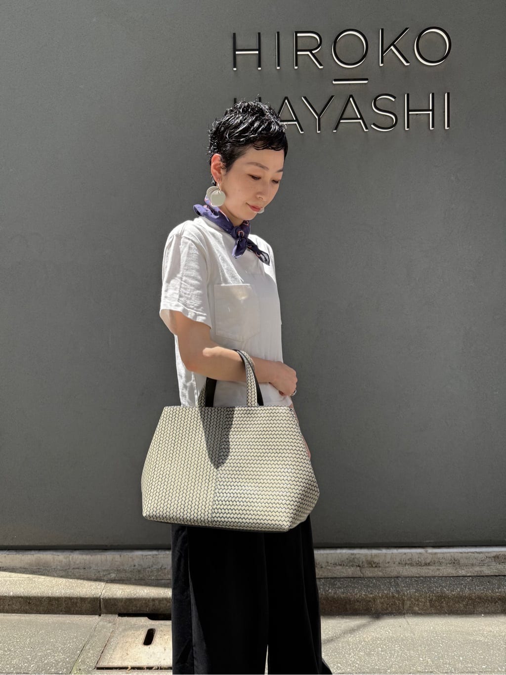 Kさんの「HIROKO HAYASHI｜OTTICA（オッティカ）ハンドトートバッグS」を使ったコーディネート