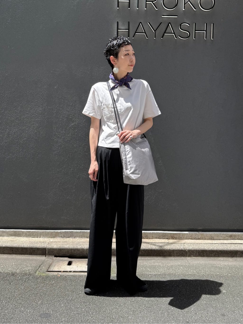 Kさんの「HIROKO HAYASHI｜ENORME（エノルメ）ショルダーバッグ」を使ったコーディネート