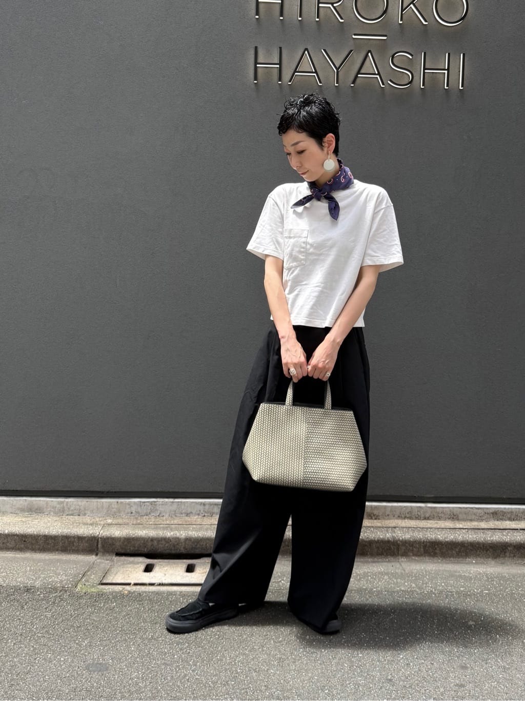 Kさんの「HIROKO HAYASHI｜OTTICA（オッティカ）ハンドトートバッグS」を使ったコーディネート