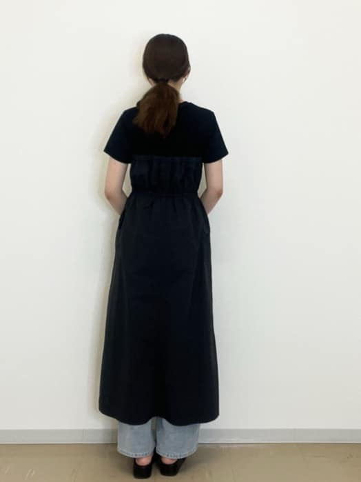miyuuさんの「OPAQUE.CLIP｜ドッキングワンピース【洗濯機洗い可】」を使ったコーディネート