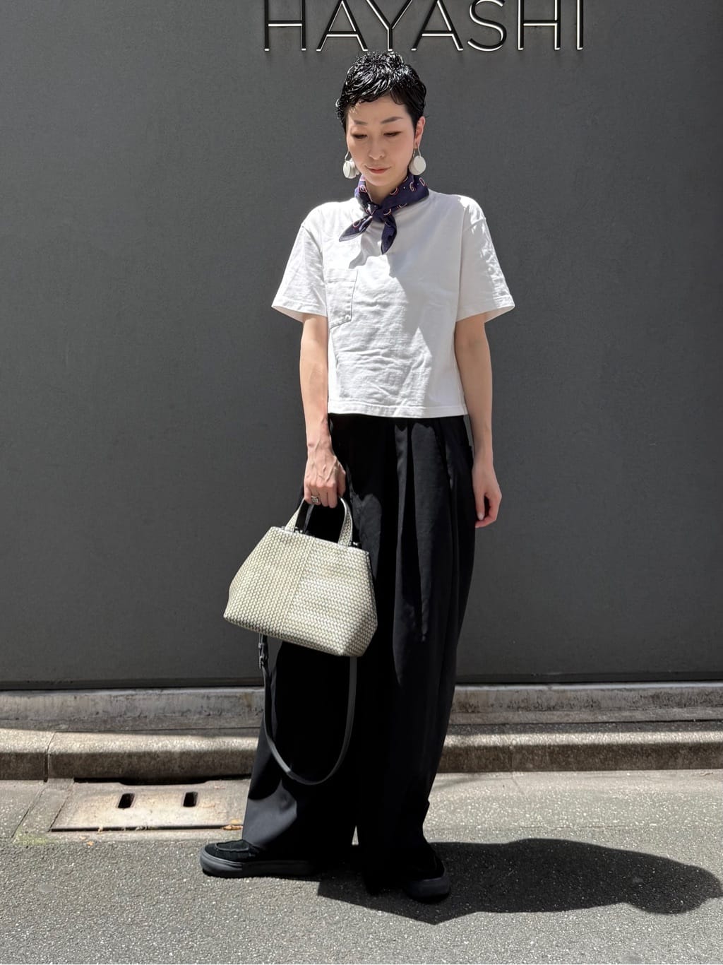 Kさんの「HIROKO HAYASHI｜OTTICA（オッティカ）2wayショルダーバッグ」を使ったコーディネート
