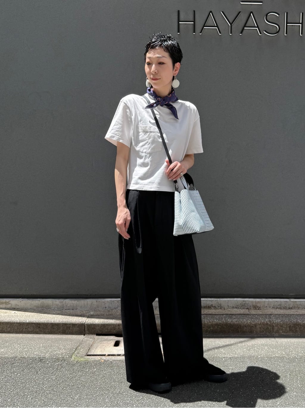Kさんの「HIROKO HAYASHI｜OTTICA（オッティカ）2wayショルダーバッグ」を使ったコーディネート
