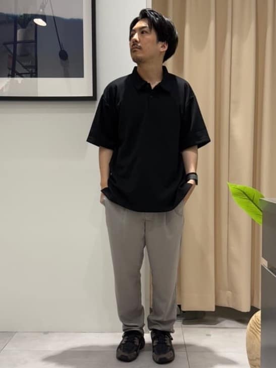 はさんの「THE SHOP TK｜ドライタッチカノコポロシャツ 洗濯機OK」を使ったコーディネート