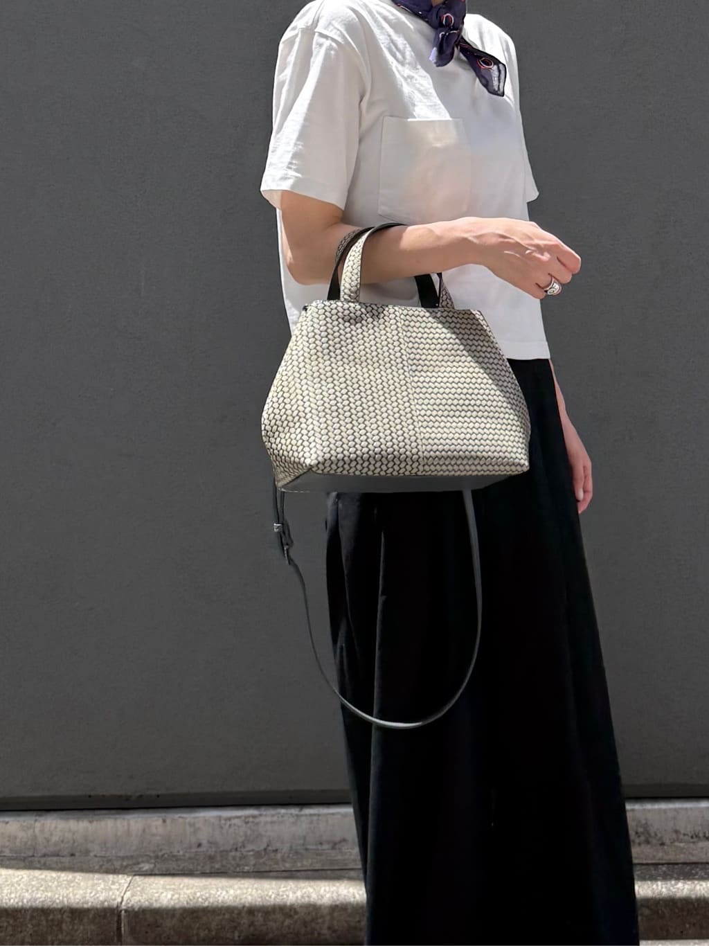 Kさんの「HIROKO HAYASHI｜OTTICA（オッティカ）2wayショルダーバッグ」を使ったコーディネート