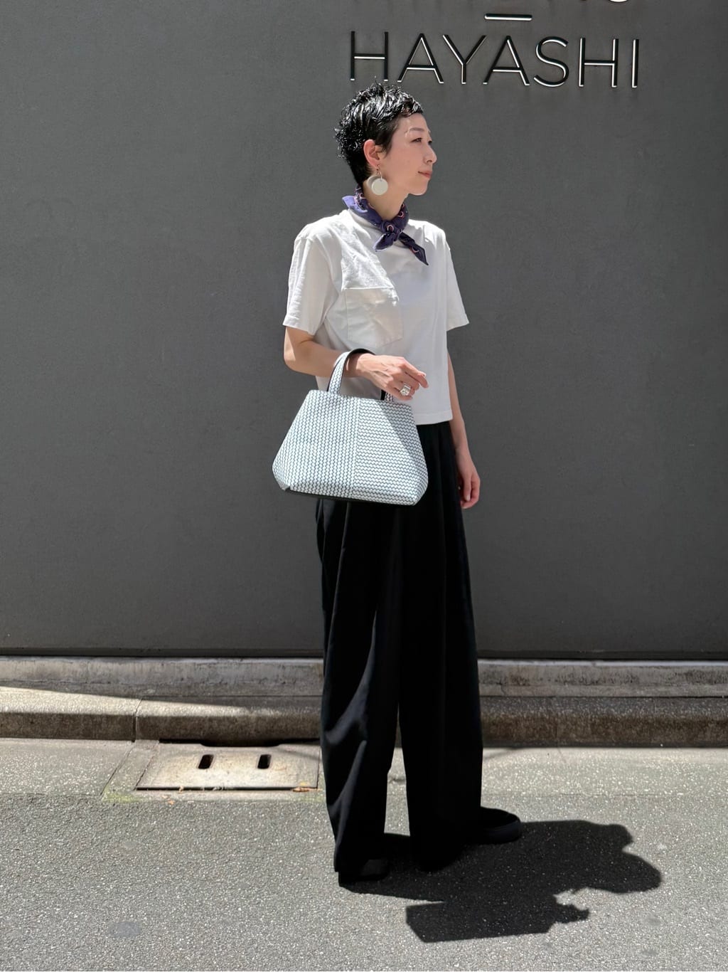 Kさんの「HIROKO HAYASHI｜OTTICA（オッティカ）2wayショルダーバッグ」を使ったコーディネート