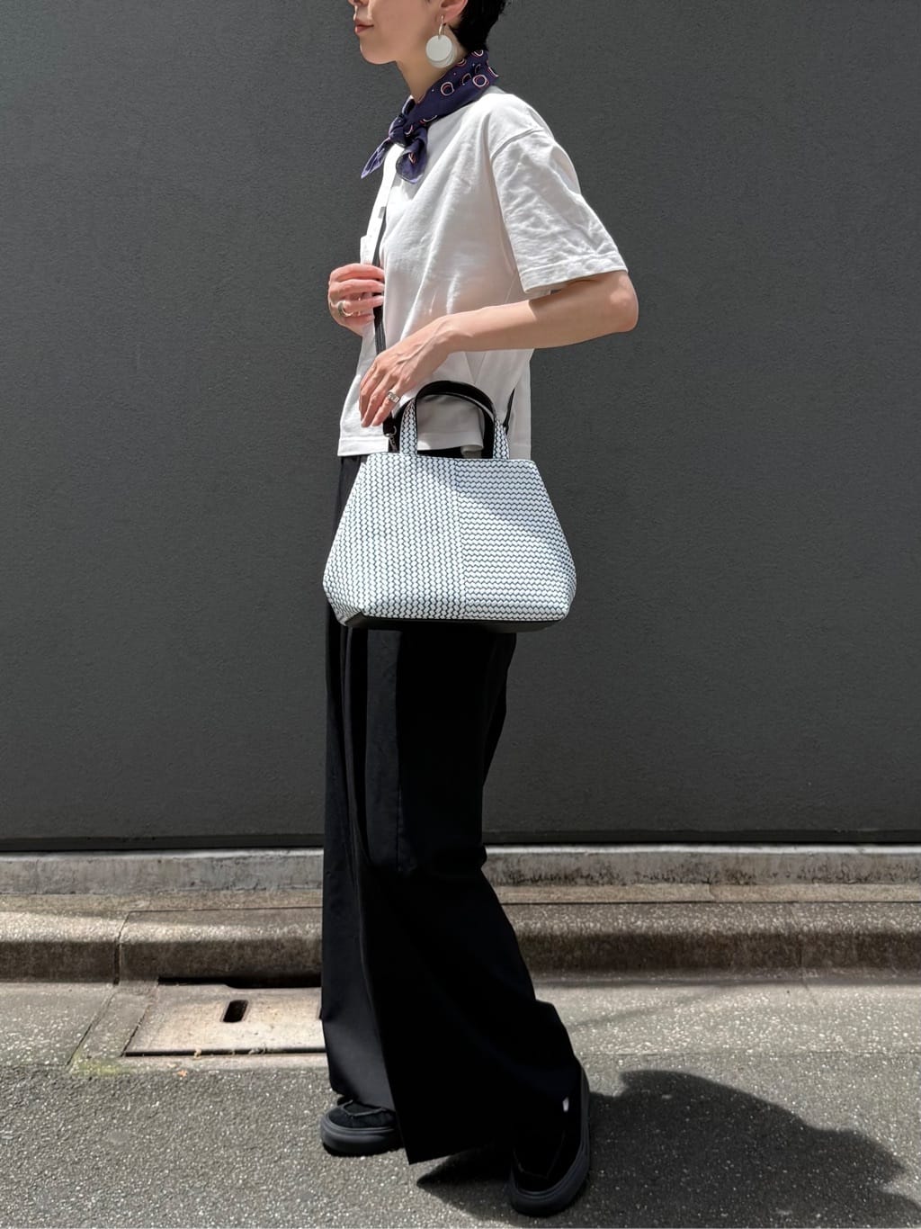 Kさんの「HIROKO HAYASHI｜OTTICA（オッティカ）2wayショルダーバッグ」を使ったコーディネート