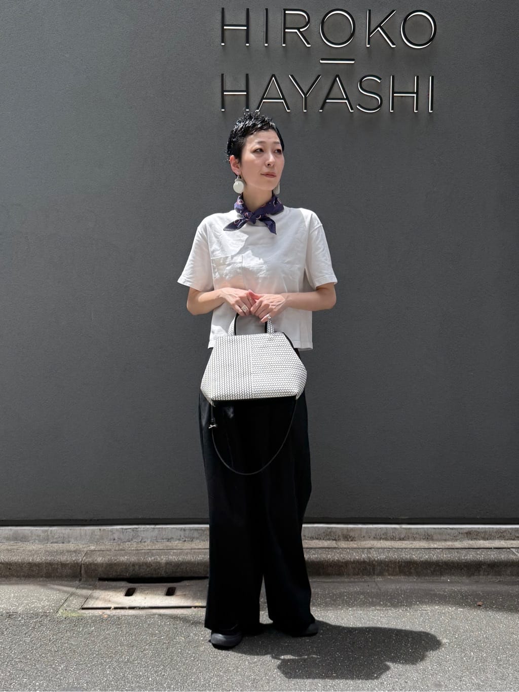 Kさんの「HIROKO HAYASHI｜OTTICA（オッティカ）2wayショルダーバッグ」を使ったコーディネート