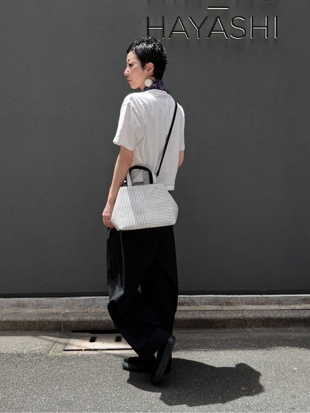 Kさんの「HIROKO HAYASHI｜OTTICA（オッティカ）2wayショルダーバッグ」を使ったコーディネート