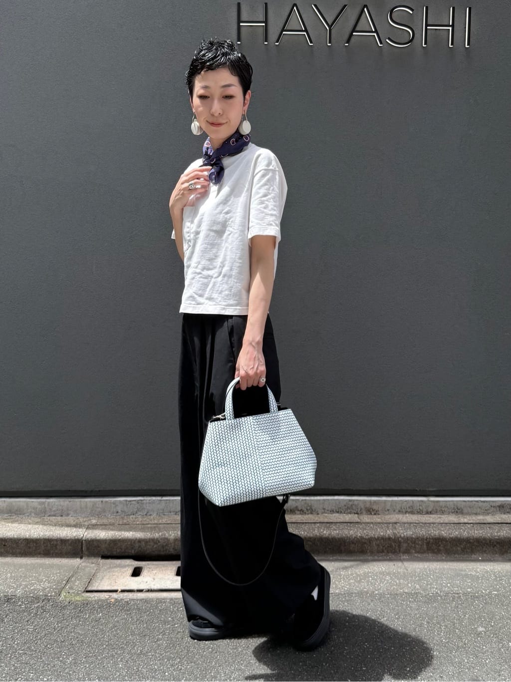 Kさんの「HIROKO HAYASHI｜OTTICA（オッティカ）2wayショルダーバッグ」を使ったコーディネート