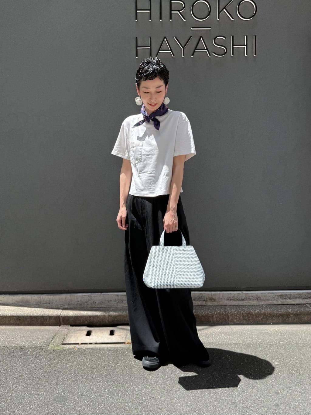 Kさんの「HIROKO HAYASHI｜OTTICA（オッティカ）2wayショルダーバッグ」を使ったコーディネート
