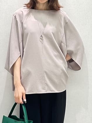 Miwaさんの「UNTITLED｜【接触冷感/UVカット/ウエストゴム】センタープレスツイルパンツ」を使ったコーディネート
