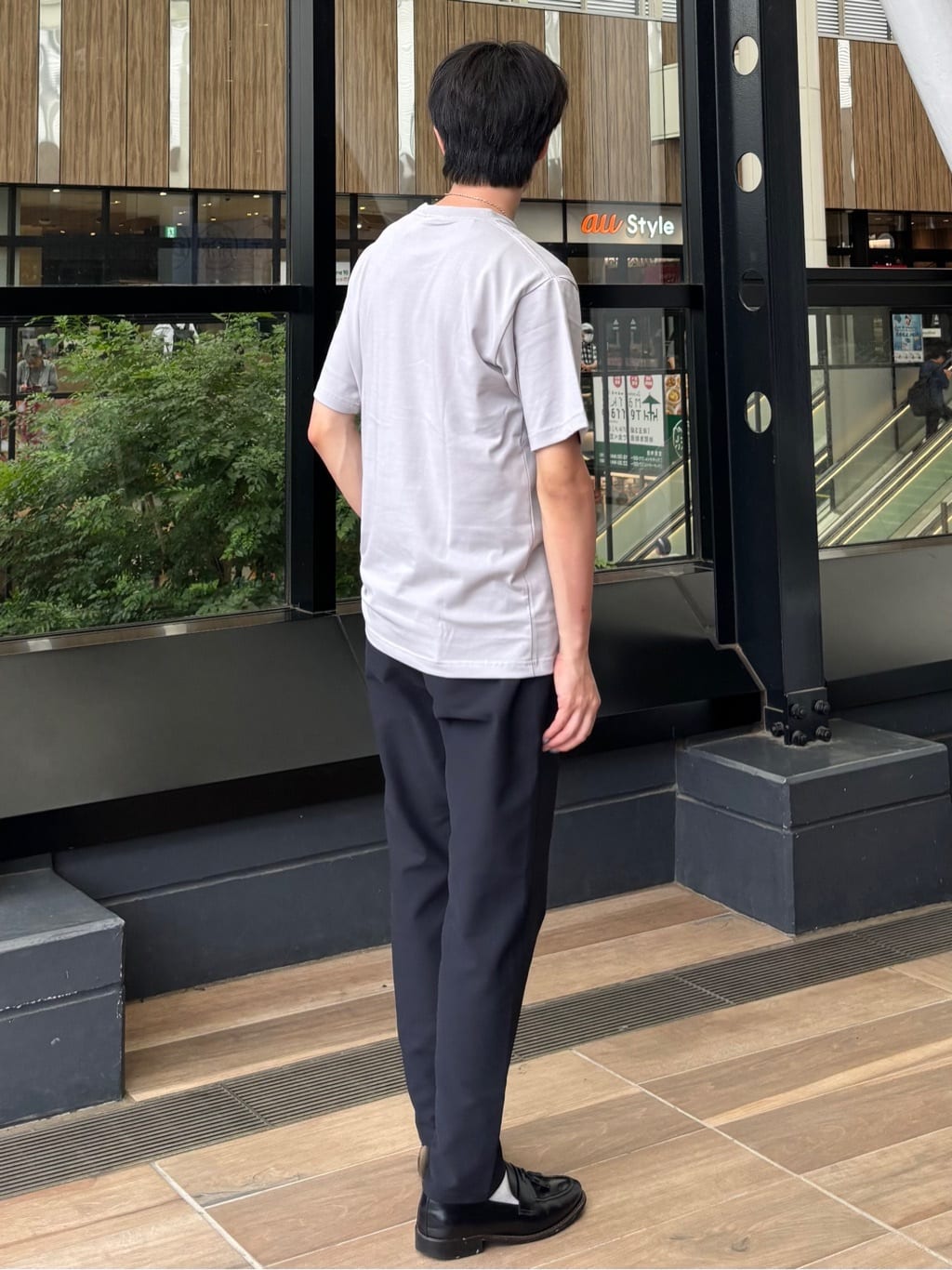 うらしーさんの「THE SHOP TK｜リサイクルアート半袖Tシャツ【接触冷感/洗濯機OK】」を使ったコーディネート