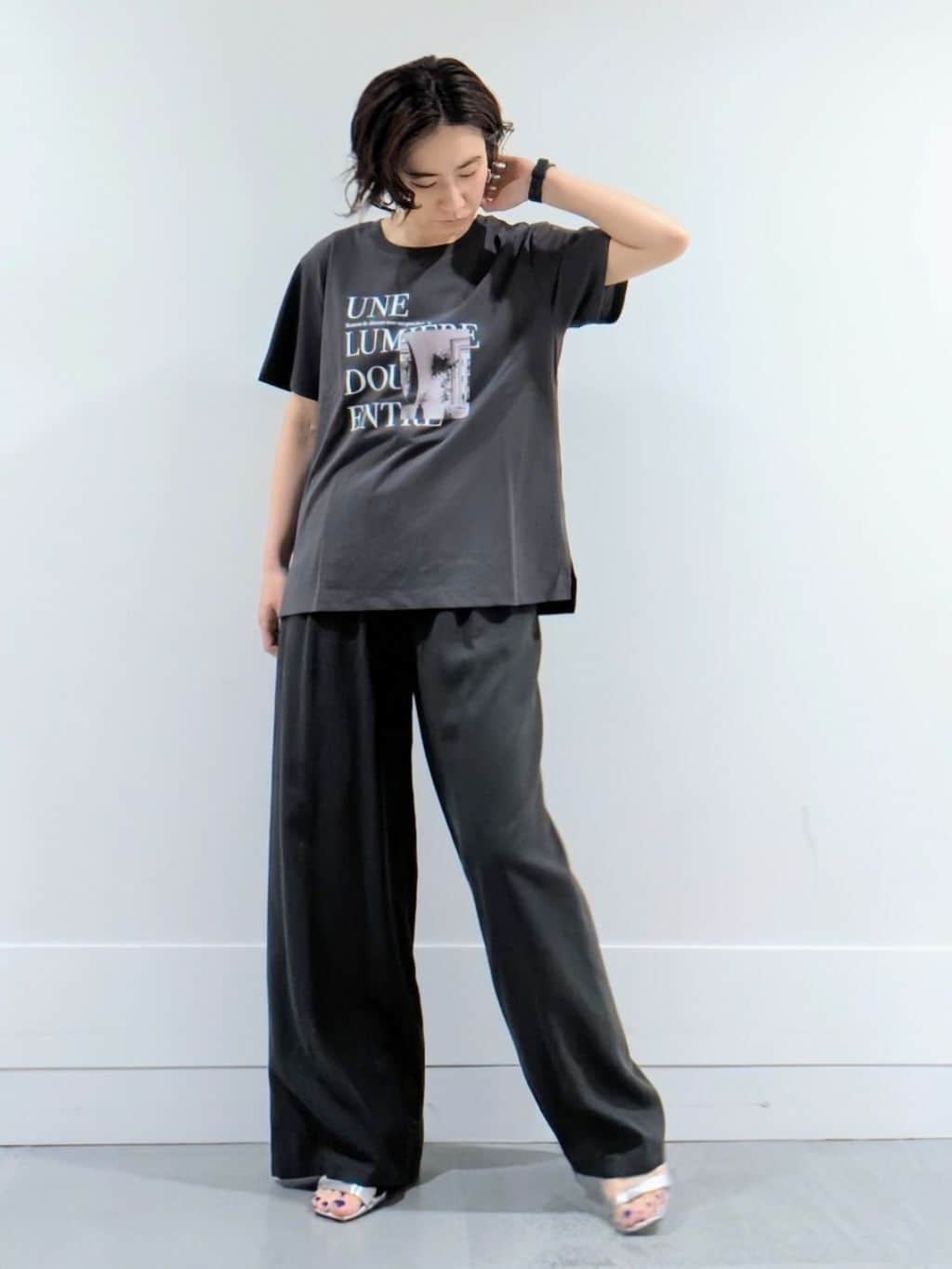 ミズタさんの「UNTITLED｜【ロゴT/プリントT】グラフィックTシャツ」を使ったコーディネート