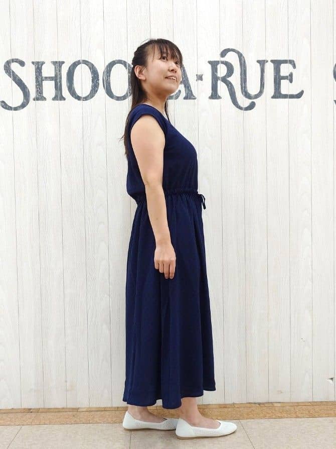 とろろさんの「SHOO･LA･RUE｜【S-LL】さらりと1枚で決まる ジャカードワンピース」を使ったコーディネート