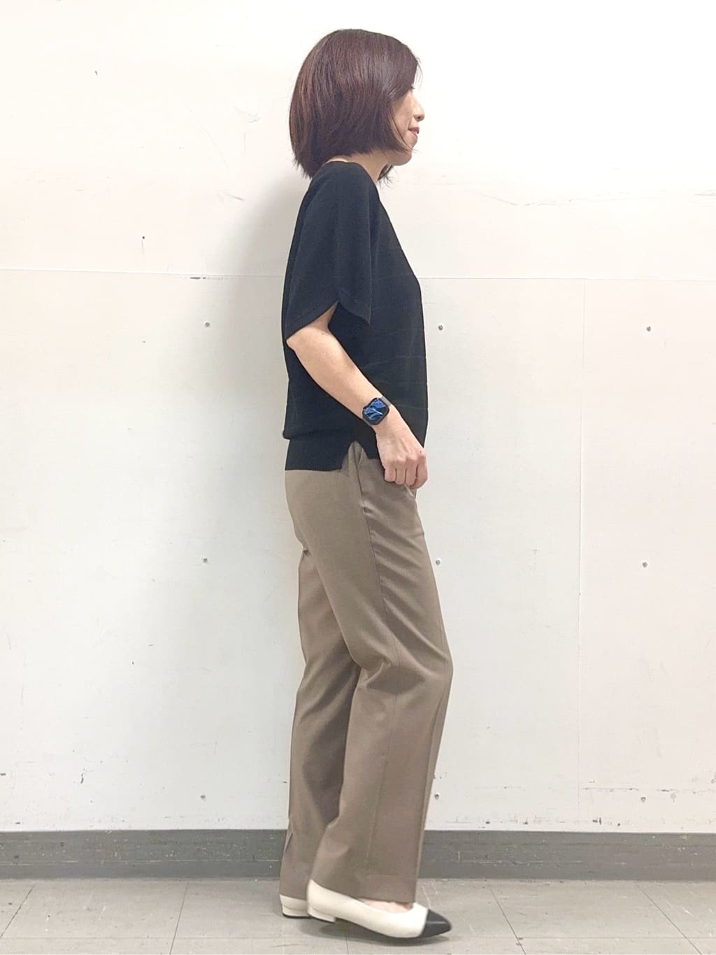 kaeさんの「Reflect｜◆ドライタッチプルオーバーニット」を使ったコーディネート