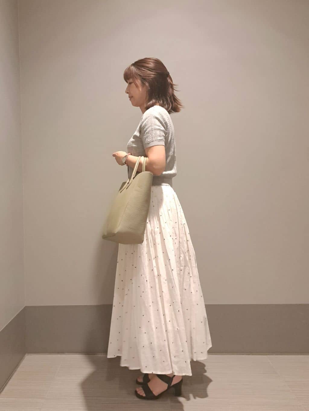 Takahashiさんの「DRESSTERIOR｜◆スクエアシュリンクレザー トートバッグ」を使ったコーディネート