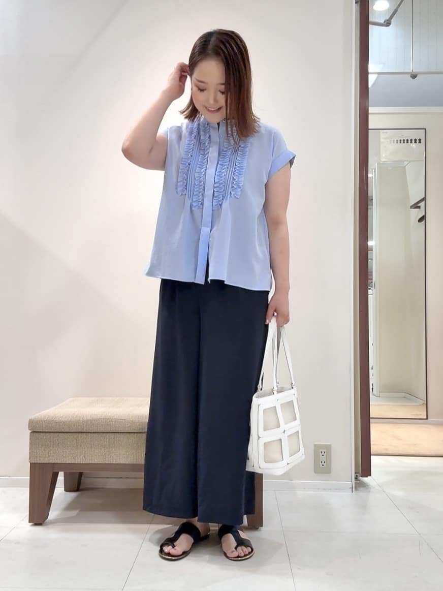 YUIさんの「UNTITLED｜◆【接触冷感/UV機能/遮熱】ジャージカーディガン」を使ったコーディネート