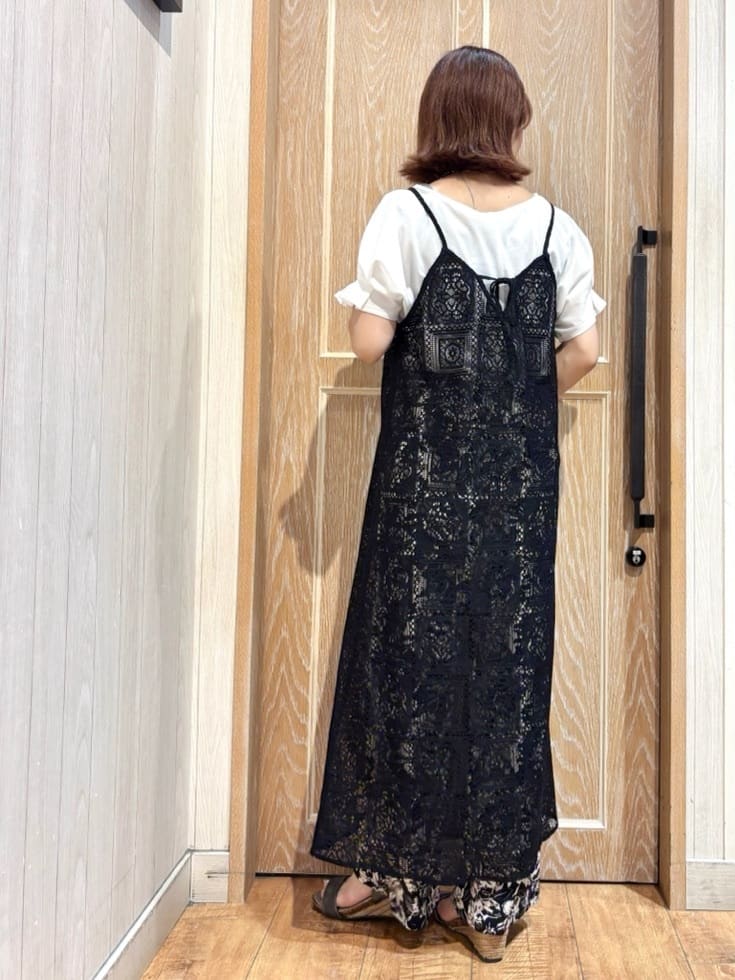 meiさんの「SHOO･LA･RUE｜【S-LL】レースキャミワンピース」を使ったコーディネート
