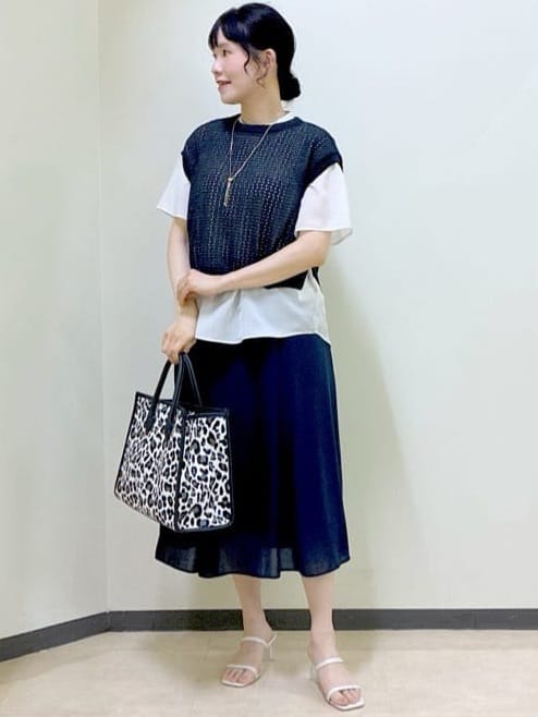  beni_gingerさんの「Reflect｜【選べる5色◎／マシンウォッシュ可】シャーリングデザインブラウス」を使ったコーディネート