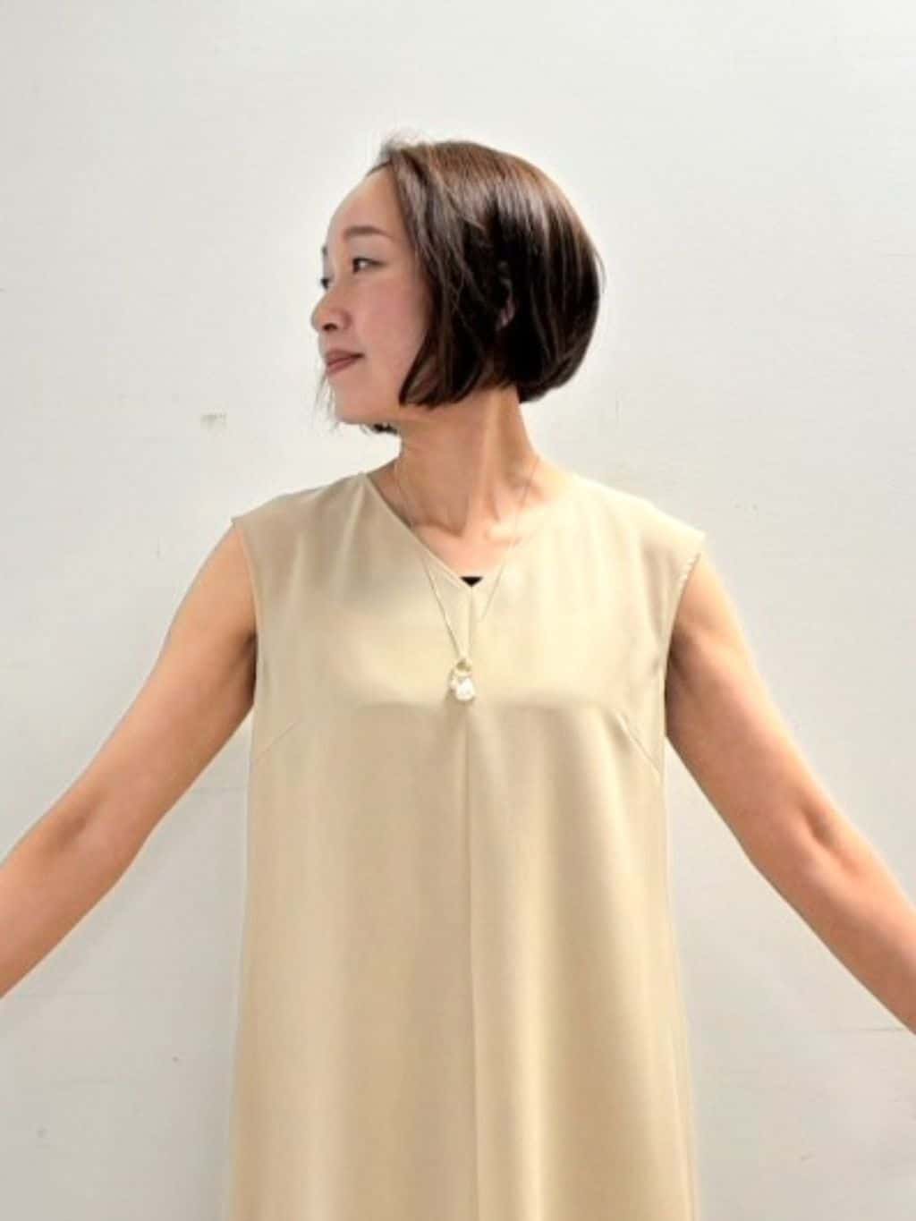 keikoさんの「COUP DE CHANCE｜【手洗い可／日本製】フレアワンピース」を使ったコーディネート