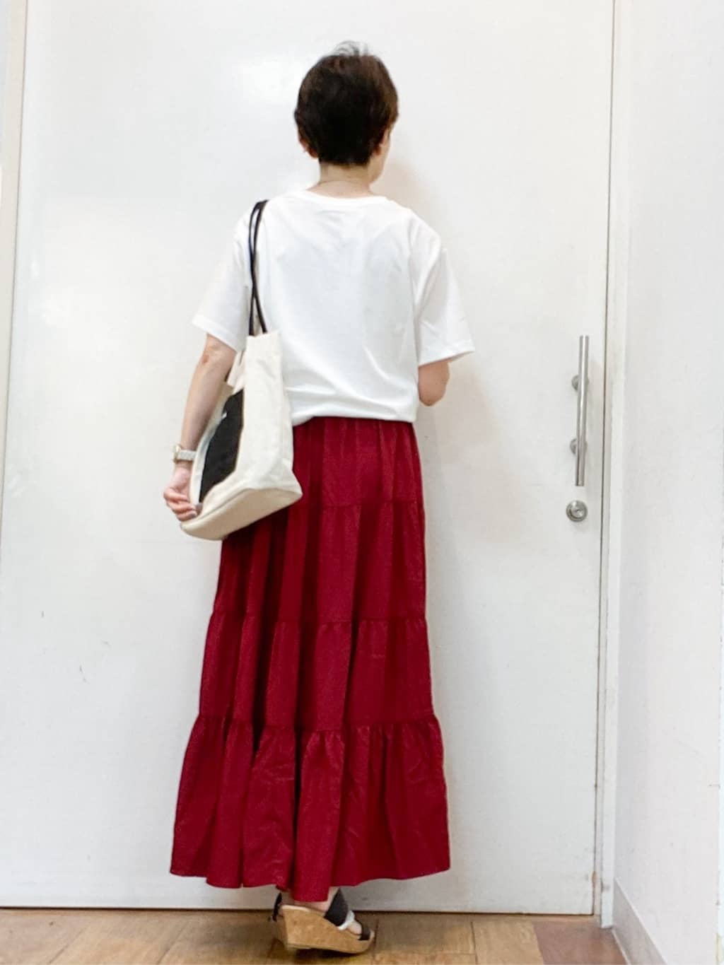 みぃさんの「SHOO･LA･RUE｜【S-LL/ひんやり/UV】選べる6柄でそれぞれ欲しくなる プリントTシャツ」を使ったコーディネート