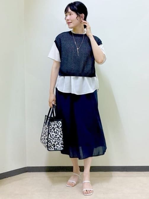  beni_gingerさんの「Reflect｜【選べる5色◎／マシンウォッシュ可】シャーリングデザインブラウス」を使ったコーディネート