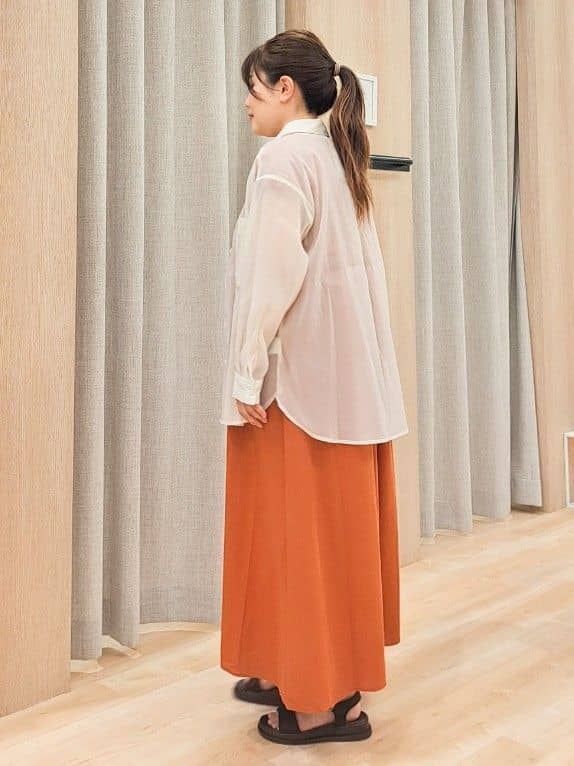 ふるさんの「grove｜履き心地◎！フットベッドサンダル」を使ったコーディネート